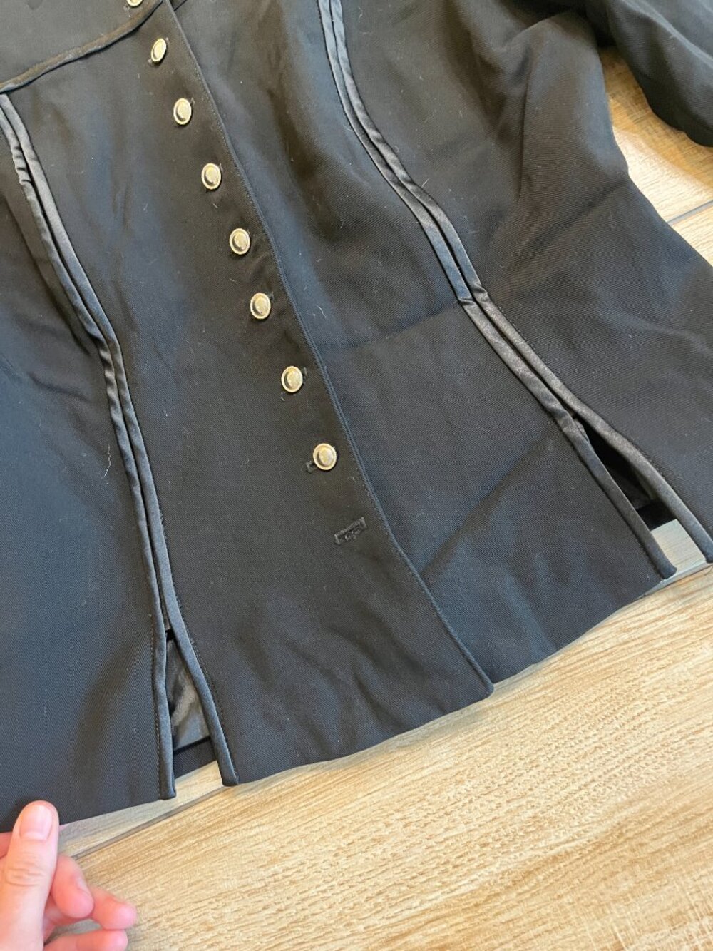 Womens Vintage Platinum by Dorothy Schoelen Black Blazer - 4 - Picture 3 of 7